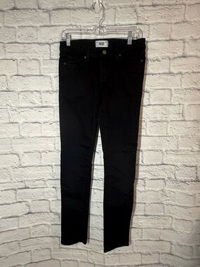 PAIGE Skyline Skinny Black Jeans, 28